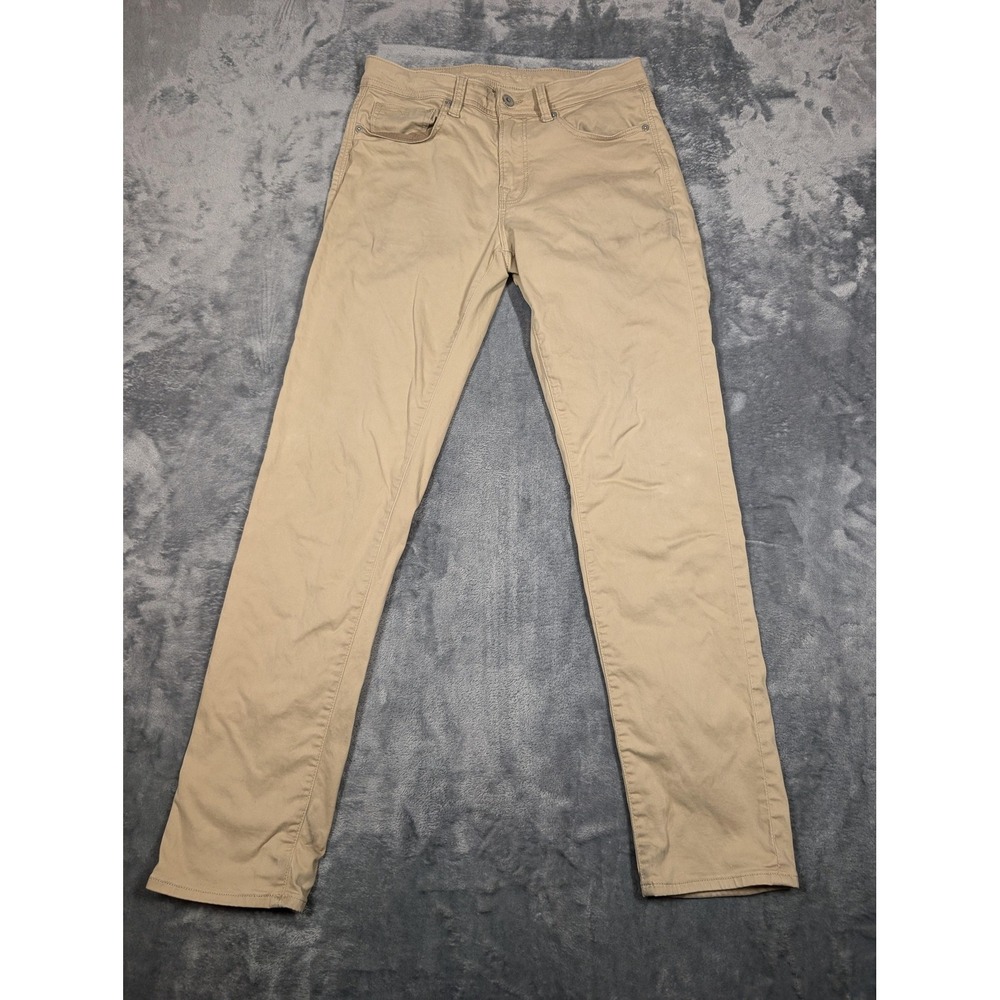 Rising Sun & Co Pants Mens 29x32 Beige Straight Fit Suedeluxe Chino Casual